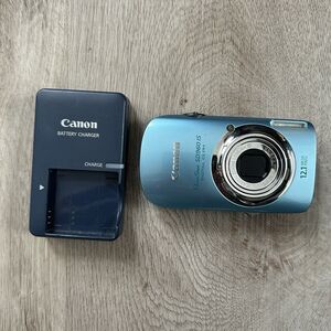 Canon PowerShot SD960 IS Digital ELPH 12.1 MP Camera Blue with Charger Tested